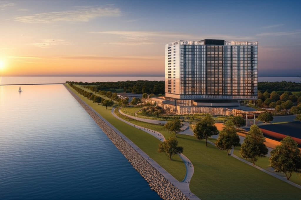 Grand Lake Erie Resort & Casino exterior rendering